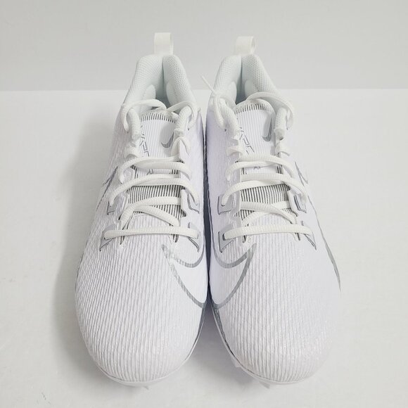 NEW Nike Vapor Edge Speed 360 2 Football Cleats DA5455-102 Size 9 White Silver main image 5